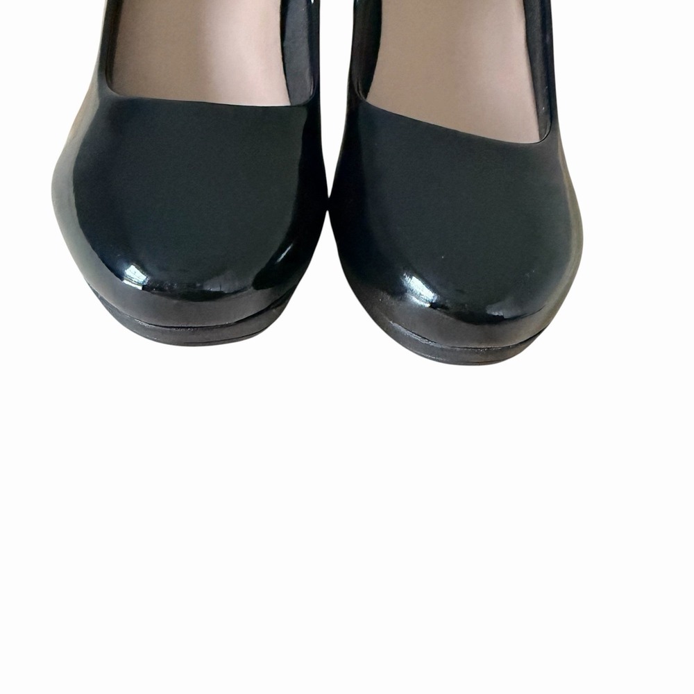Clarks Collection Black Brier Dolly Patent Leather Heels Pumps Size 6 - Picture 10 of 10